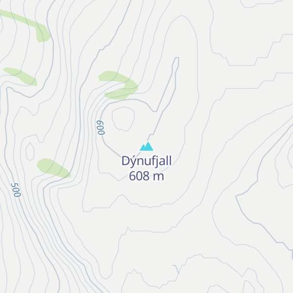 Map of Dýnufjall