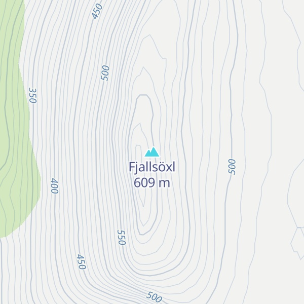 Map of Fjallsöxl