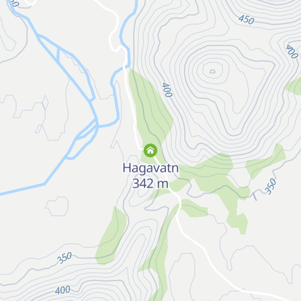 Map of Hagavatn
