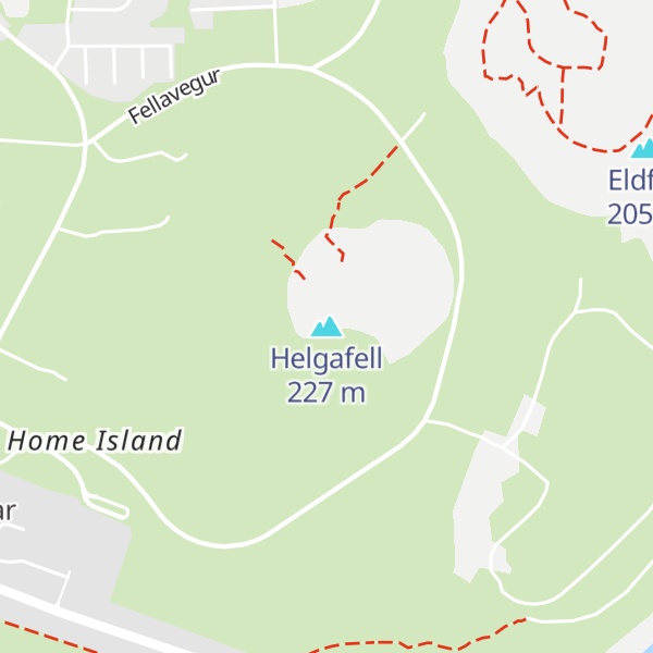 Map of Helgafell
