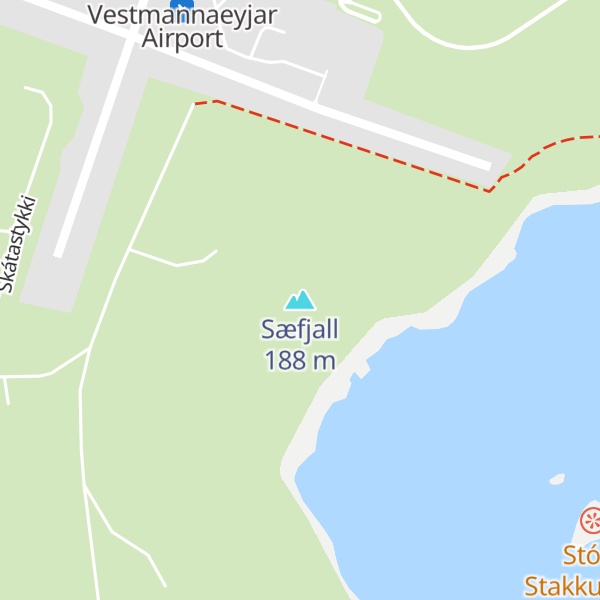 Map of Sæfjall