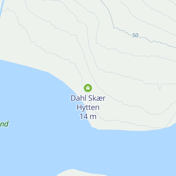 Map of Dahl Skær Hytten