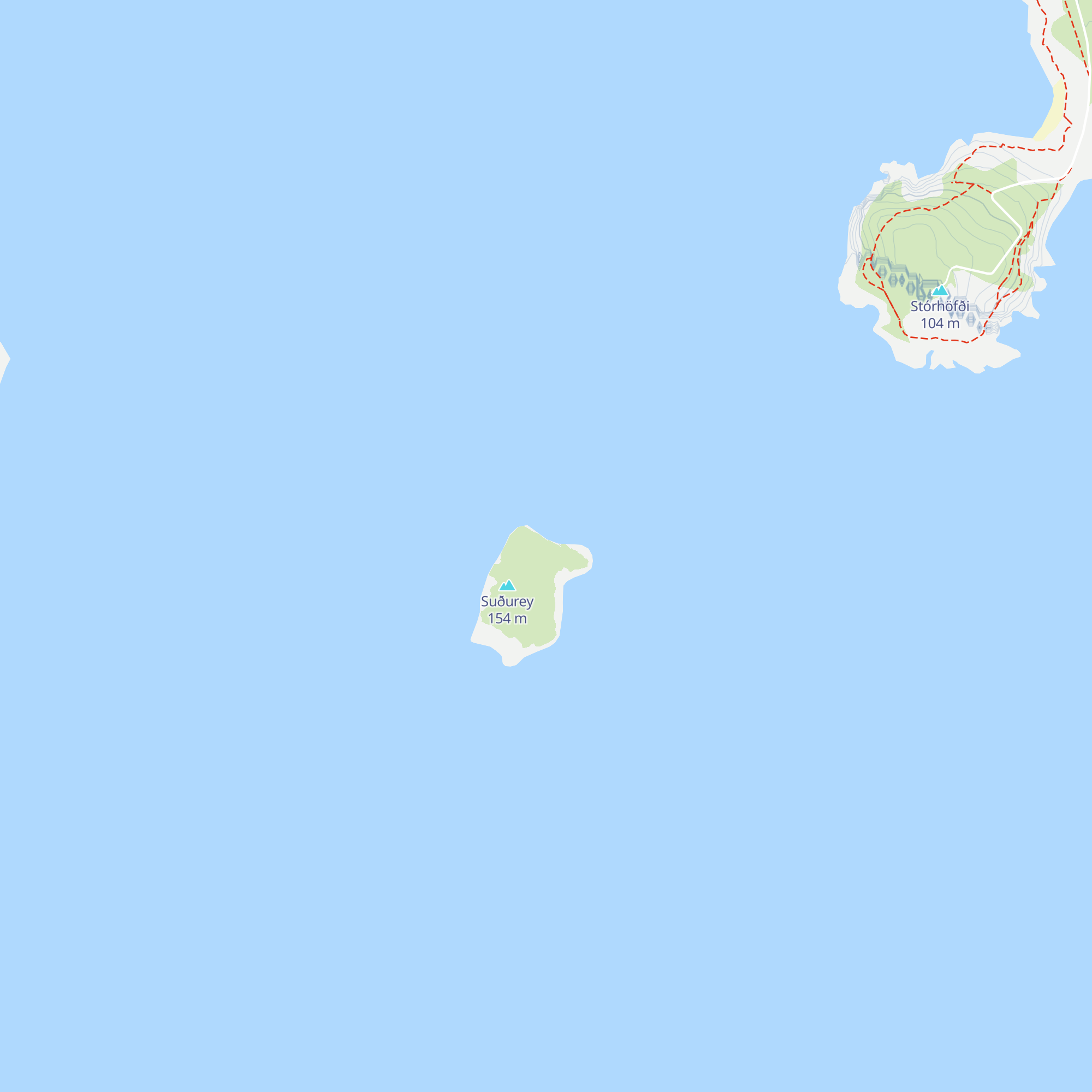 Suðurey Lodge map