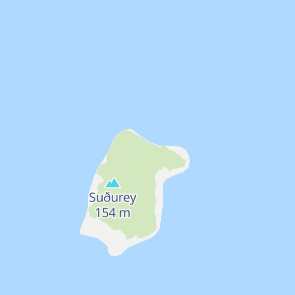 Map of Suðurey Lodge