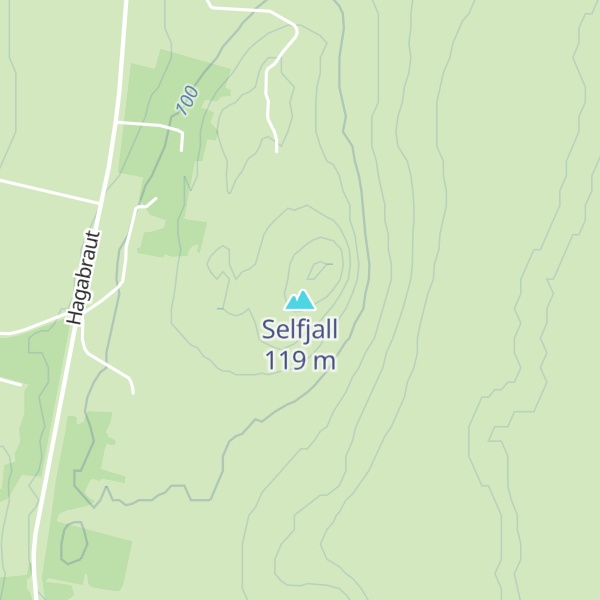 Map of Selfjall