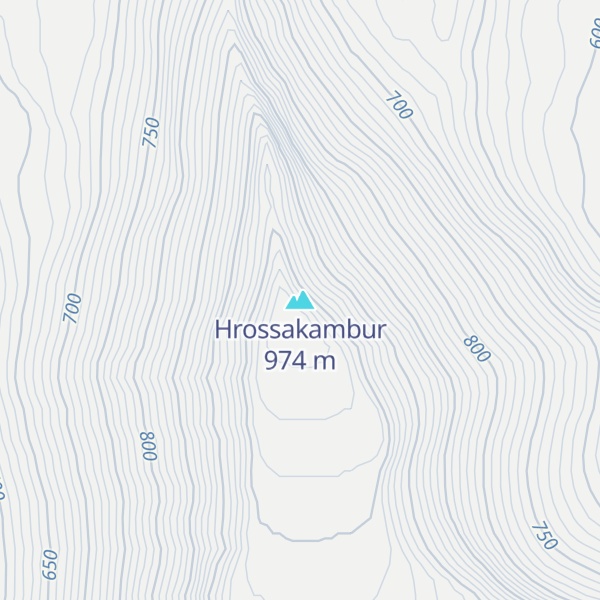 Map of Hrossakambur