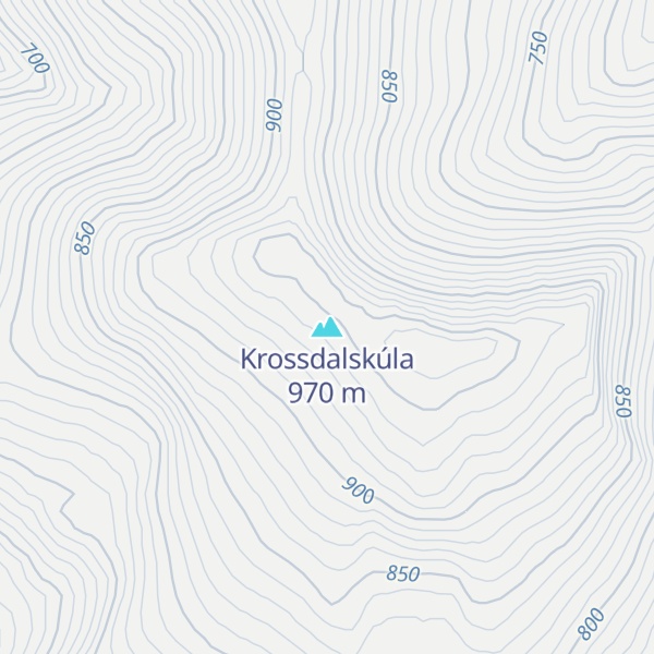 Map of Krossdalskúla