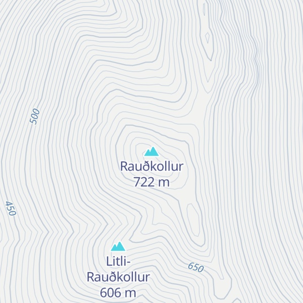 Map of Rauðkollur
