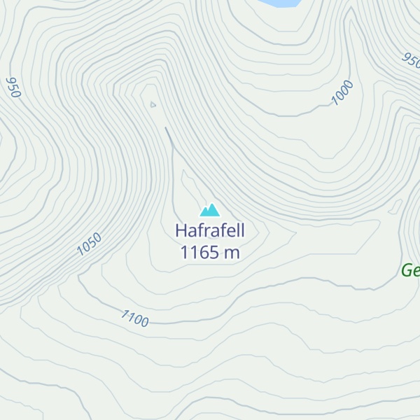Map of Hafrafell