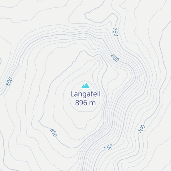 Map of Langafell