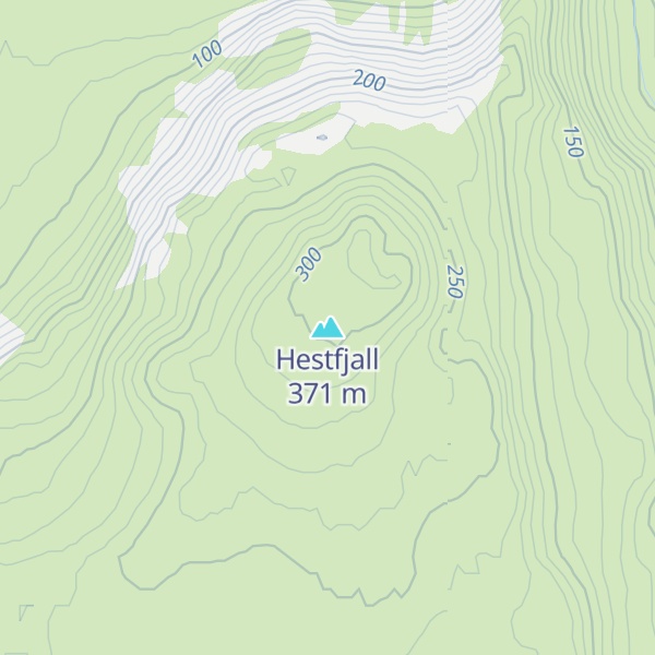 Map of Hestfjall