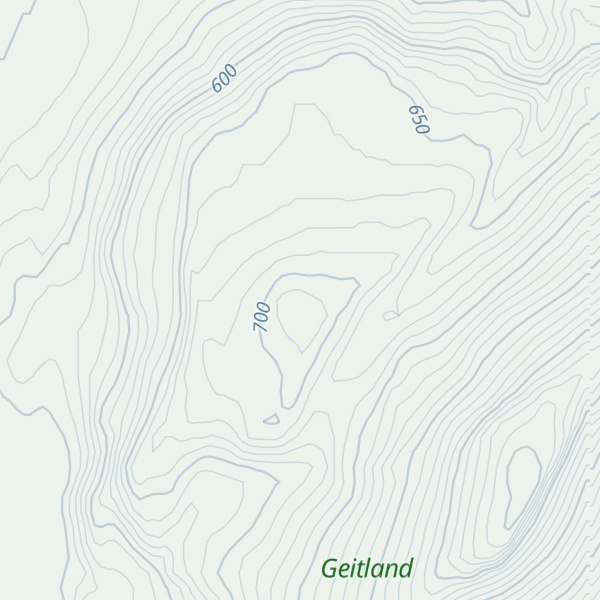 Map of Hádegisfell