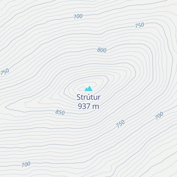 Map of Strútur