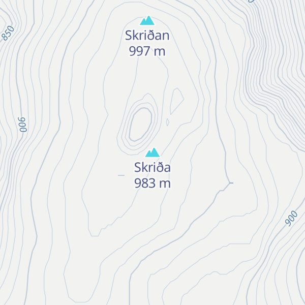 Map of Skriða
