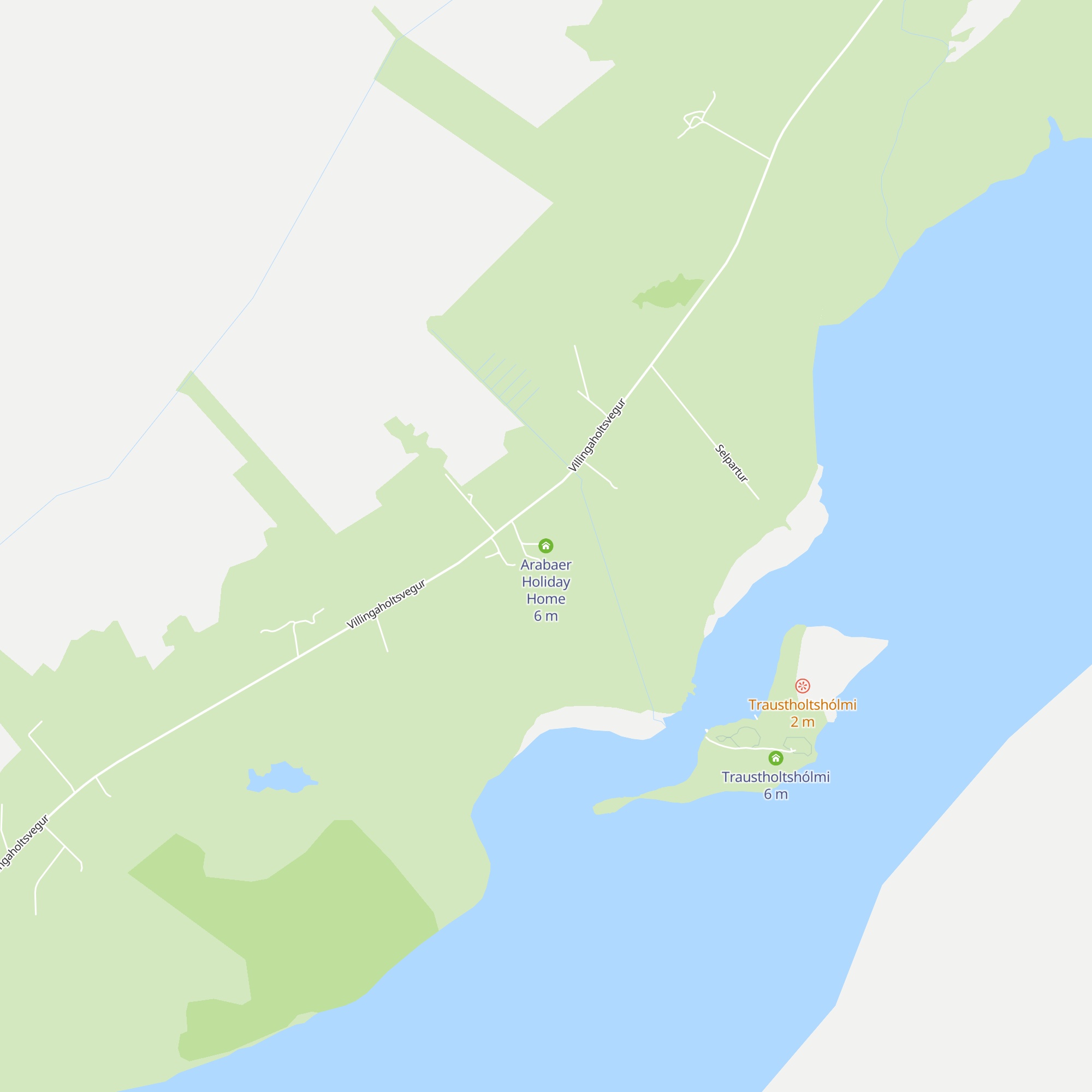 Arabaer Holiday Home map