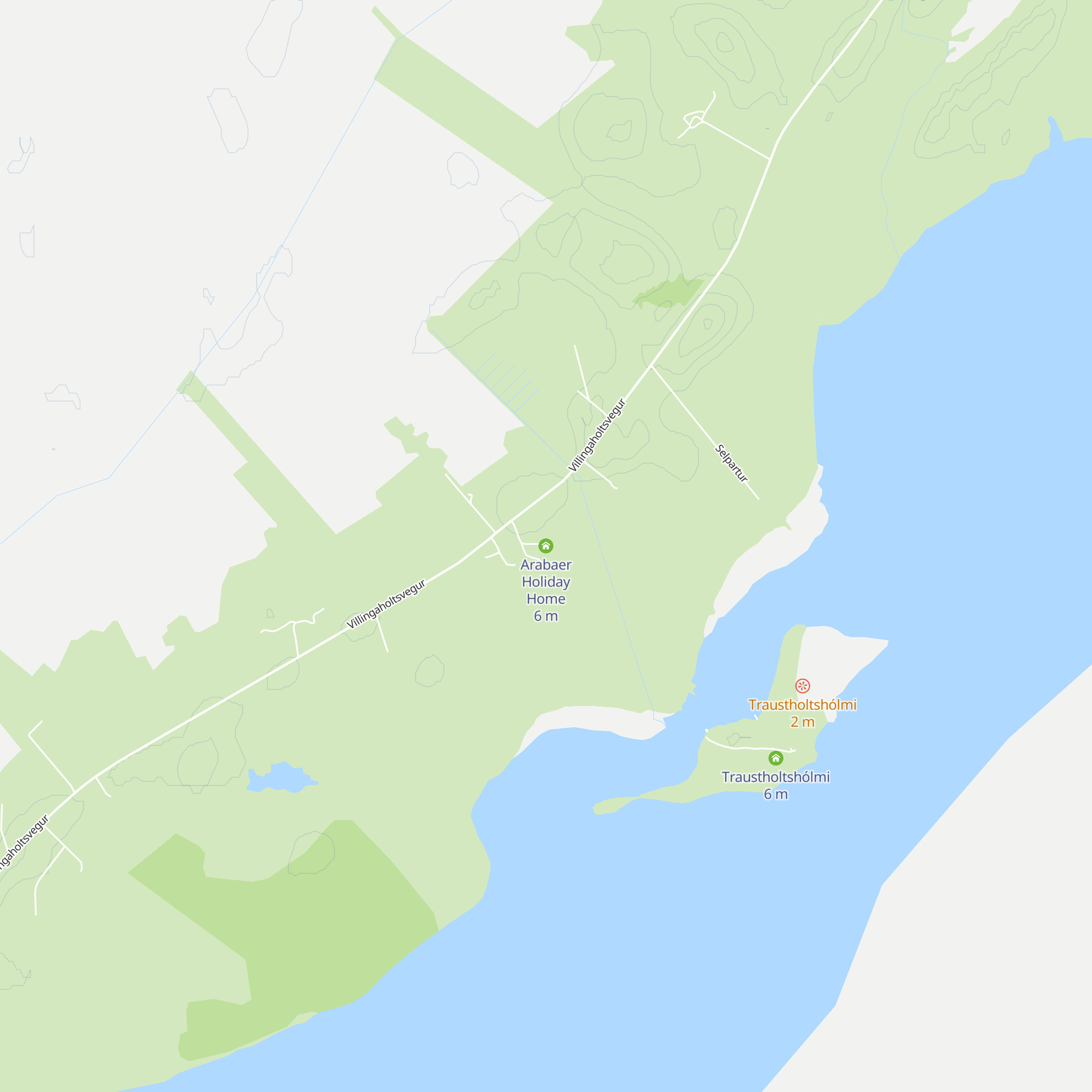 Arabaer Holiday Home map