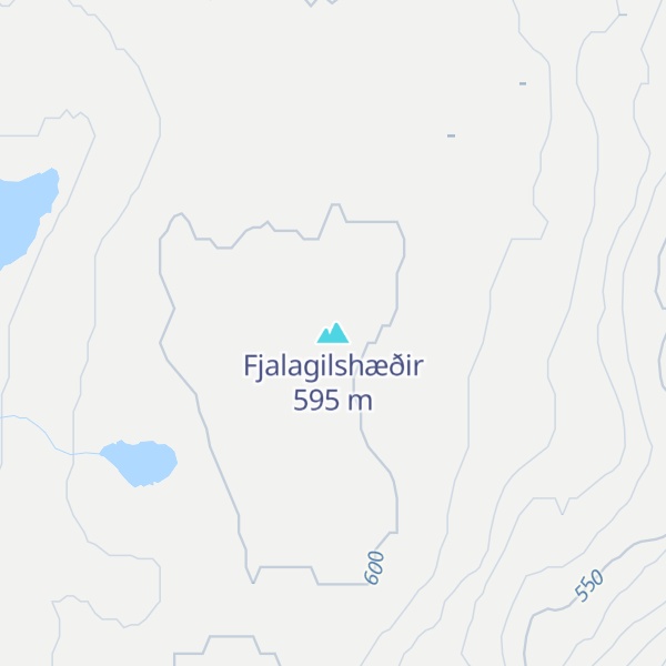 Map of Fjalagilshæðir