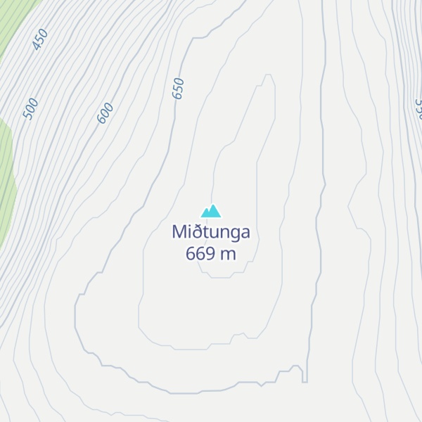 Map of Miðtunga