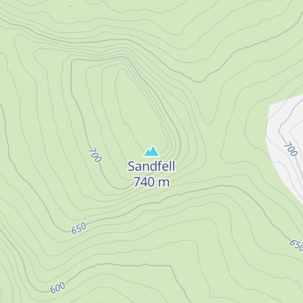 Map of Sandfell