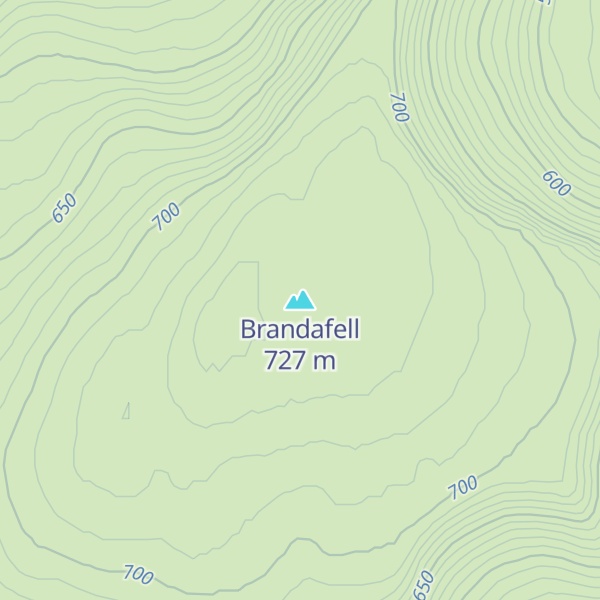 Map of Brandafell