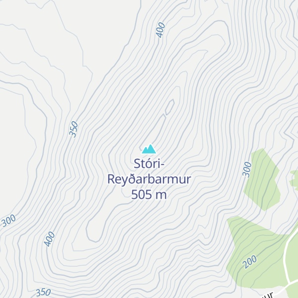 Map of Stóri-Reyðarbarmur