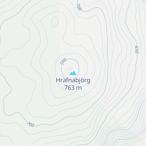 Map of Hrafnabjörg