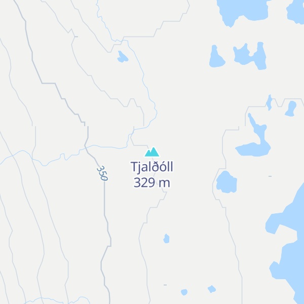 Map of Tjalðóll