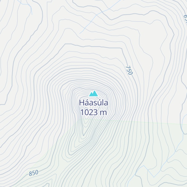 Map of Háasúla