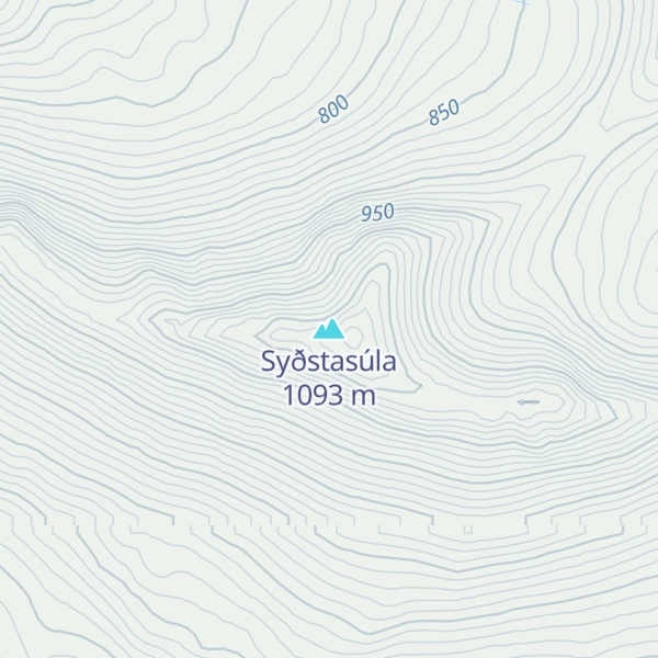 Map of Syðstasúla
