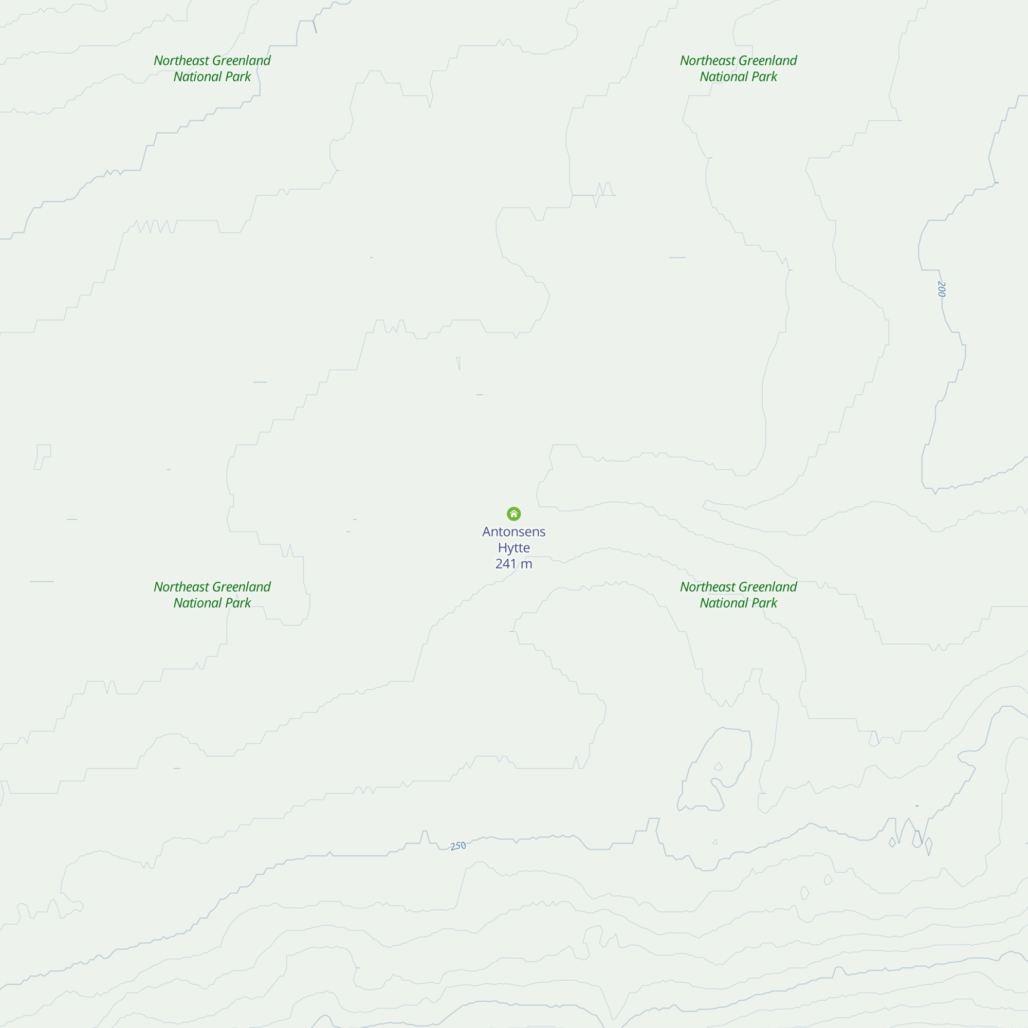 Antonsens Hytte map