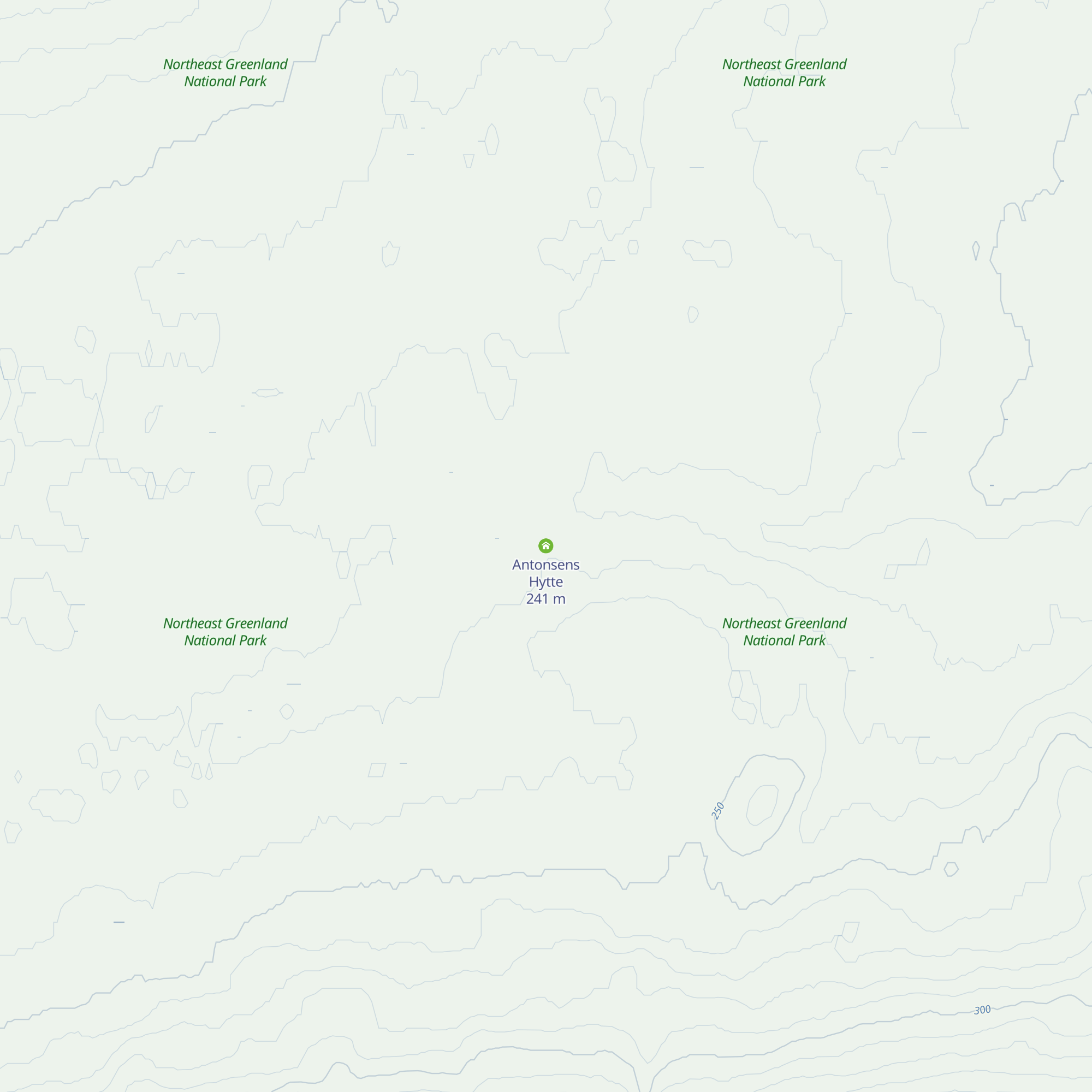 Antonsens Hytte map