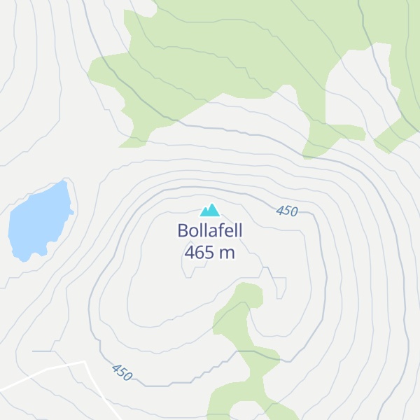 Map of Bollafell