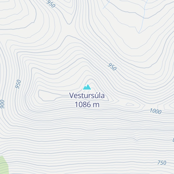 Map of Vestursúla
