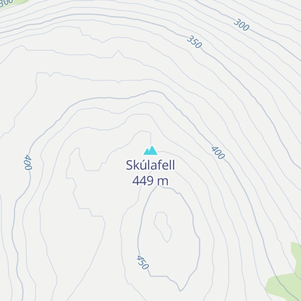 Map of Skúlafell