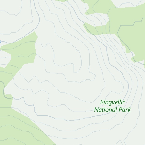 Map of Búrfellsháls