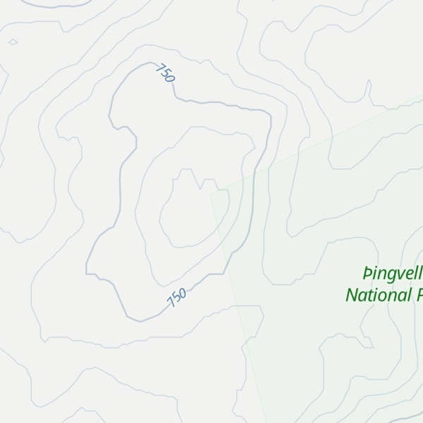 Map of Kjölur