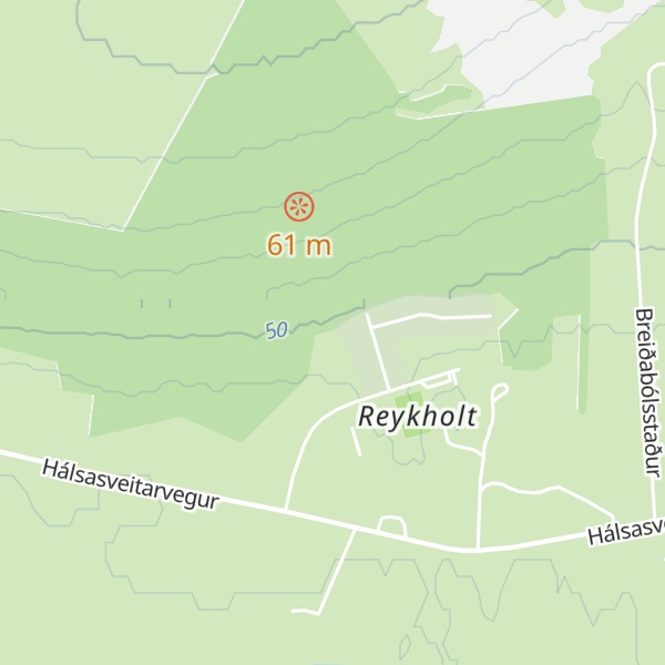 Map of Höskuldargerði