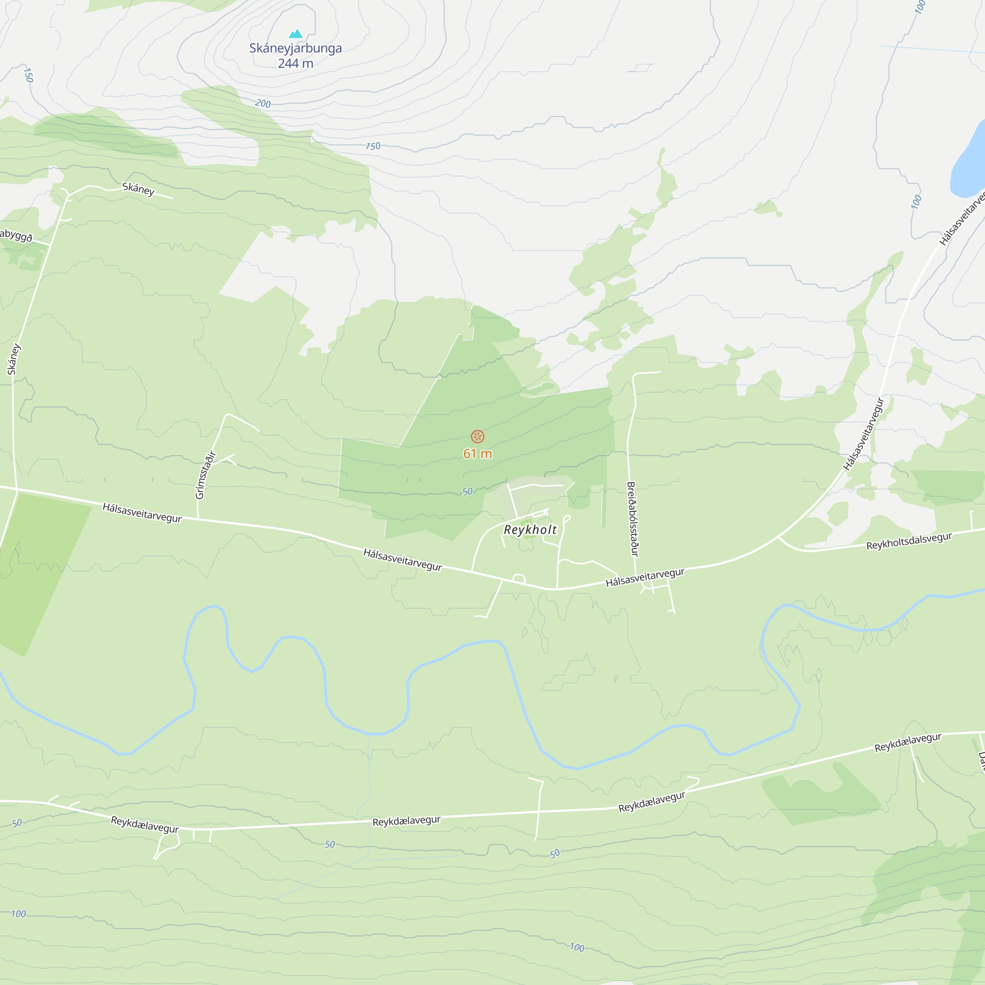 Höskuldargerði map