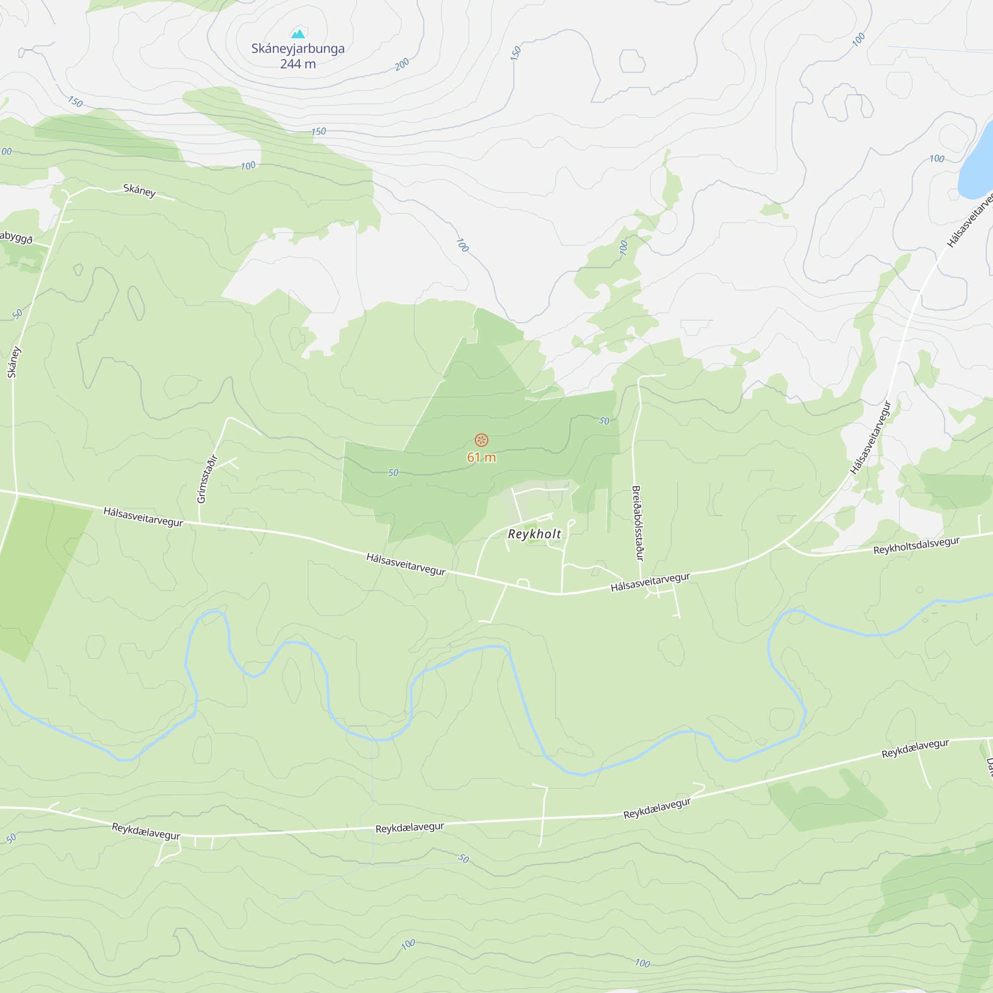 Höskuldargerði map