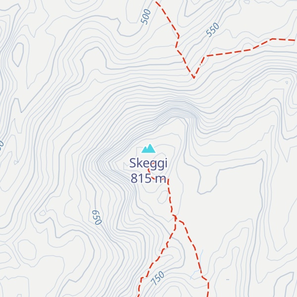 Map of Skeggi