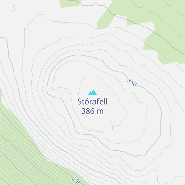 Map of Stórafell
