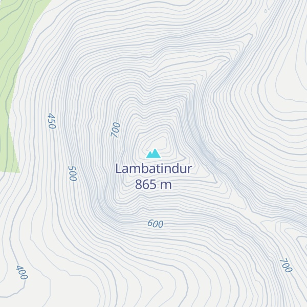 Map of Lambatindur