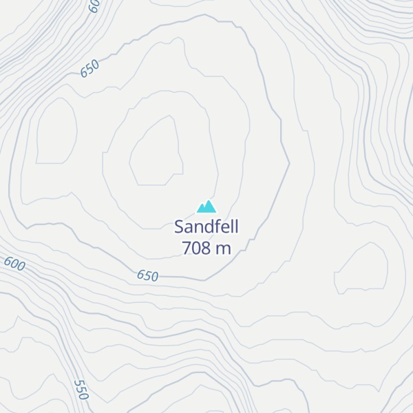 Map of Sandfell