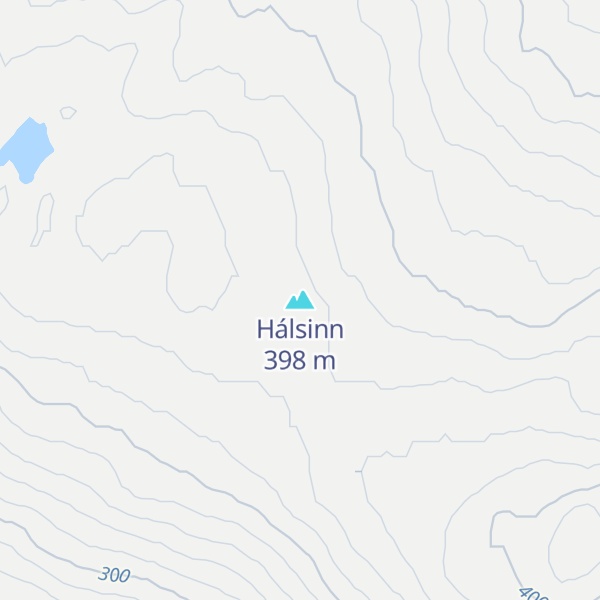 Map of Hálsinn