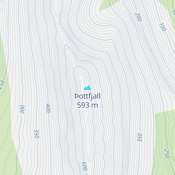 Map of Þottfjall
