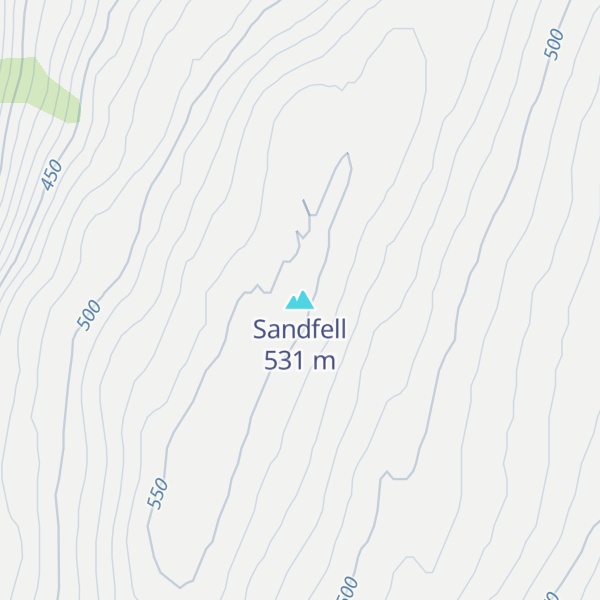 Map of Sandfell