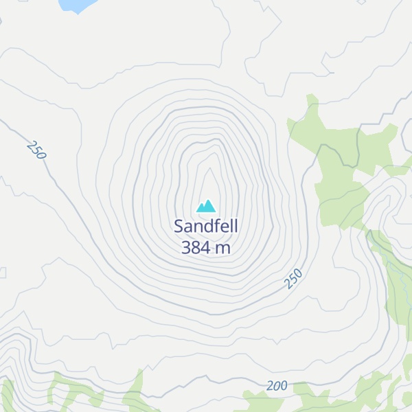 Map of Sandfell