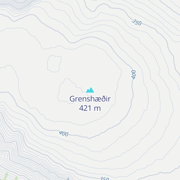 Map of Grenshæðir