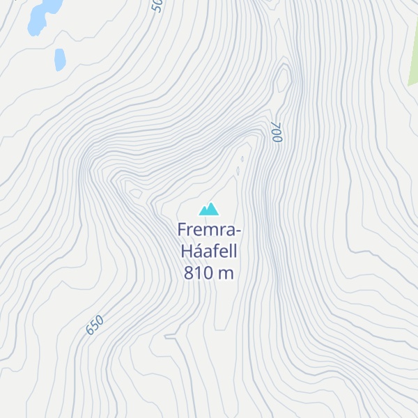 Map of Fremra-Háafell