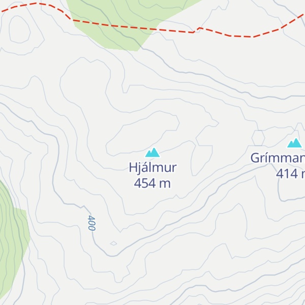 Map of Hjálmur